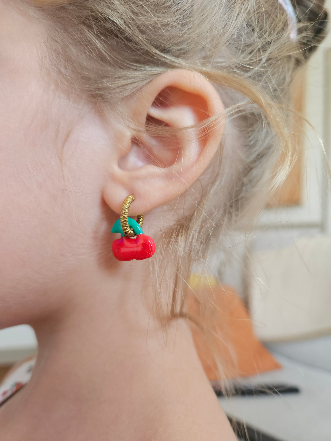 Pampille " cerises" enfant