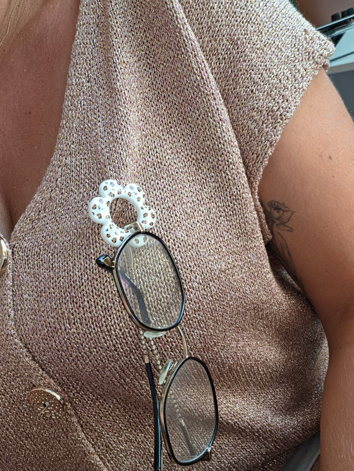 Broche porte lunette